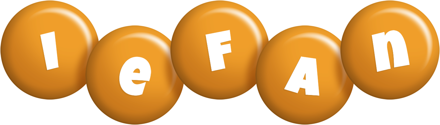Iefan candy-orange logo