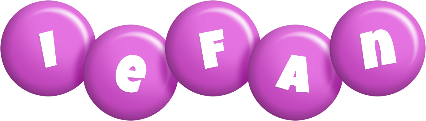 Iefan candy-purple logo