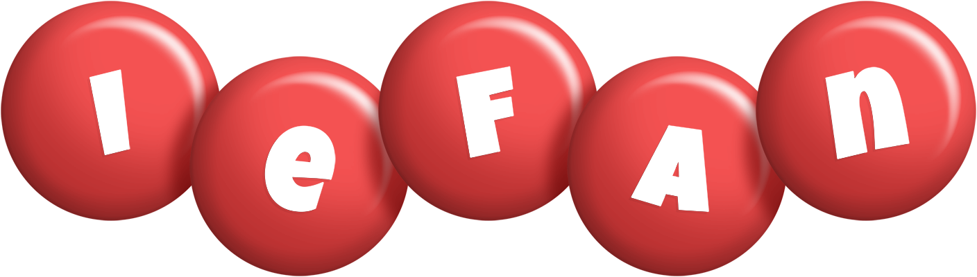 Iefan candy-red logo
