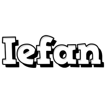 Iefan snowing logo