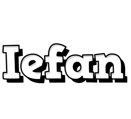 Iefan snowing logo