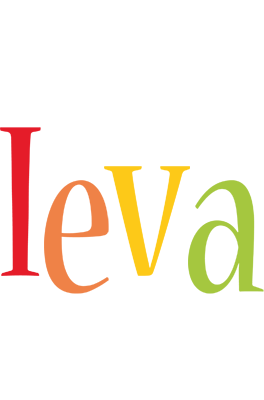 Ieva birthday logo