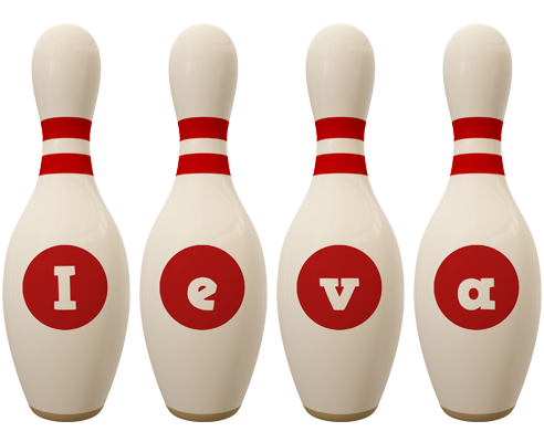 Ieva bowling-pin logo