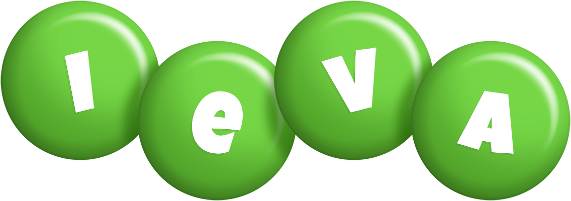 Ieva candy-green logo