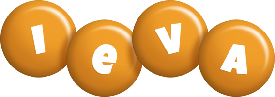 Ieva candy-orange logo