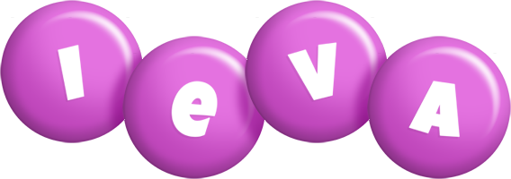 Ieva candy-purple logo