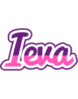 Ieva cheerful logo