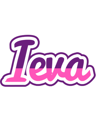 Ieva cheerful logo