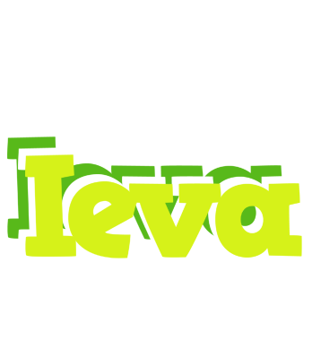 Ieva citrus logo