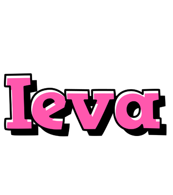 Ieva girlish logo