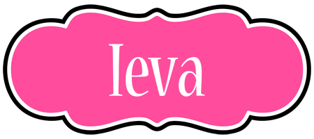 Ieva invitation logo