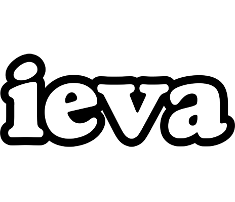 Ieva panda logo