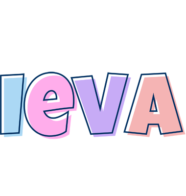 Ieva pastel logo