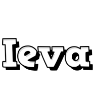 Ieva snowing logo