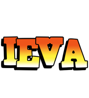 Ieva sunset logo