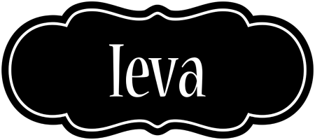 Ieva welcome logo