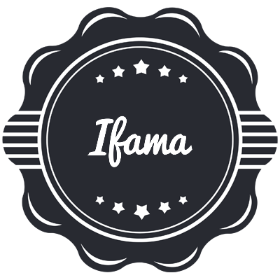 Ifama badge logo