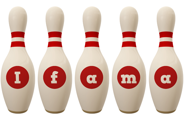 Ifama bowling-pin logo