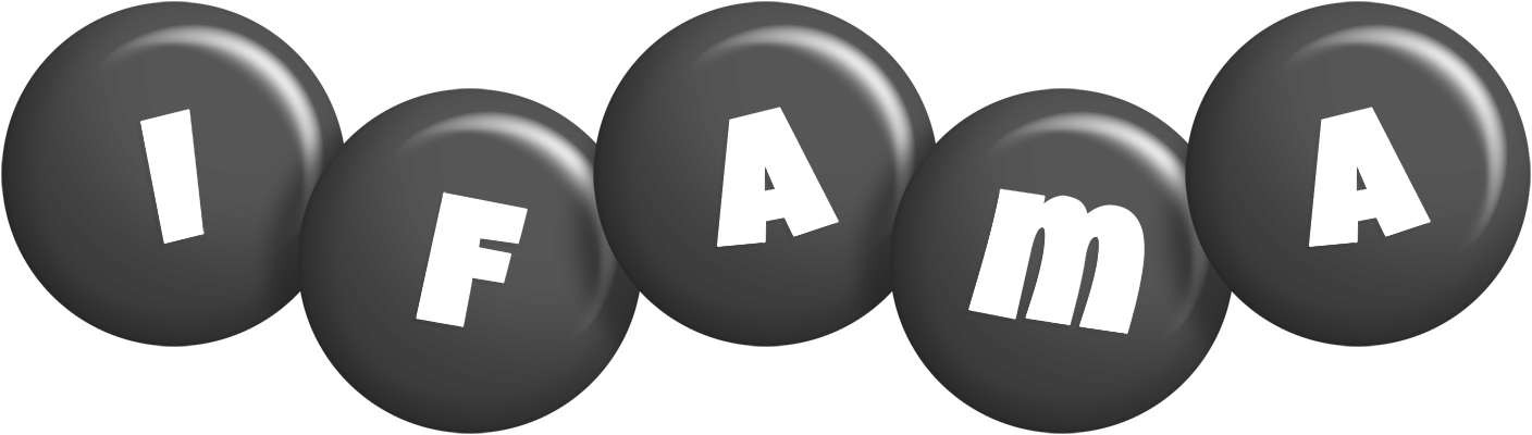 Ifama candy-black logo