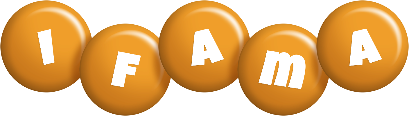Ifama candy-orange logo
