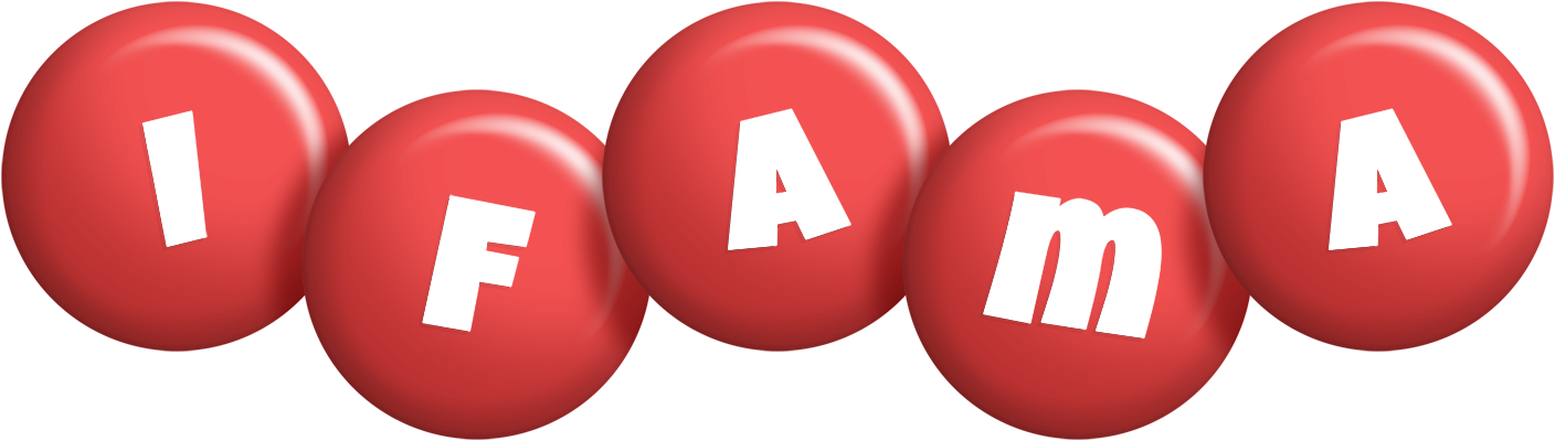 Ifama candy-red logo