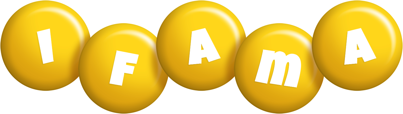 Ifama candy-yellow logo