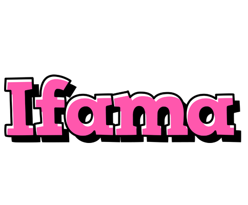 Ifama girlish logo