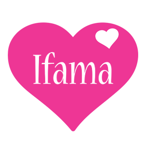 Ifama love-heart logo