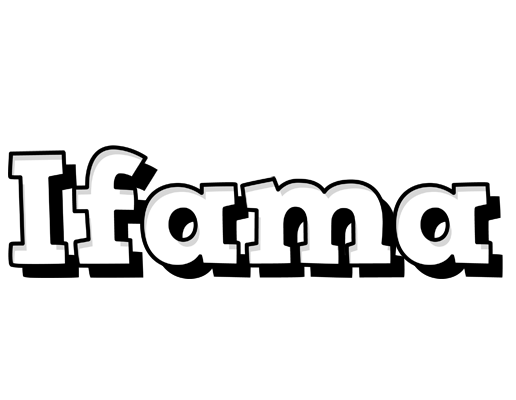 Ifama snowing logo