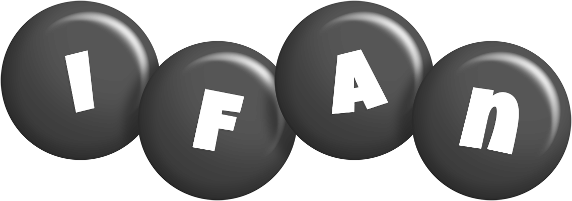 Ifan candy-black logo