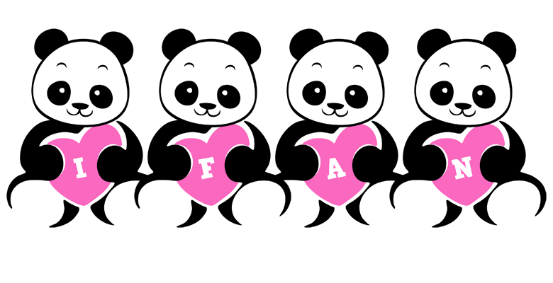 Ifan love-panda logo