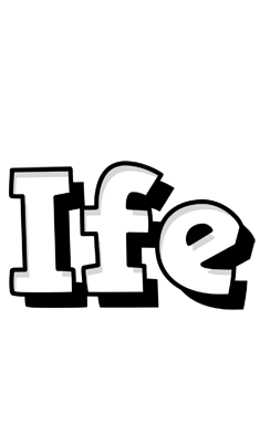 Ife snowing logo