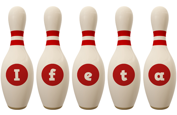 Ifeta bowling-pin logo