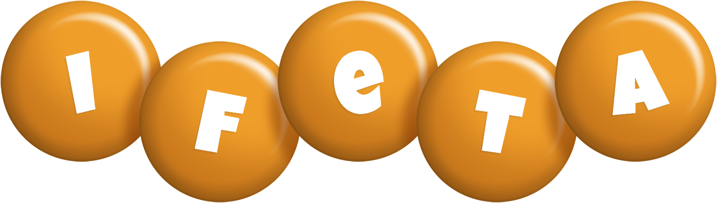 Ifeta candy-orange logo