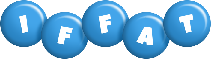 Iffat candy-blue logo