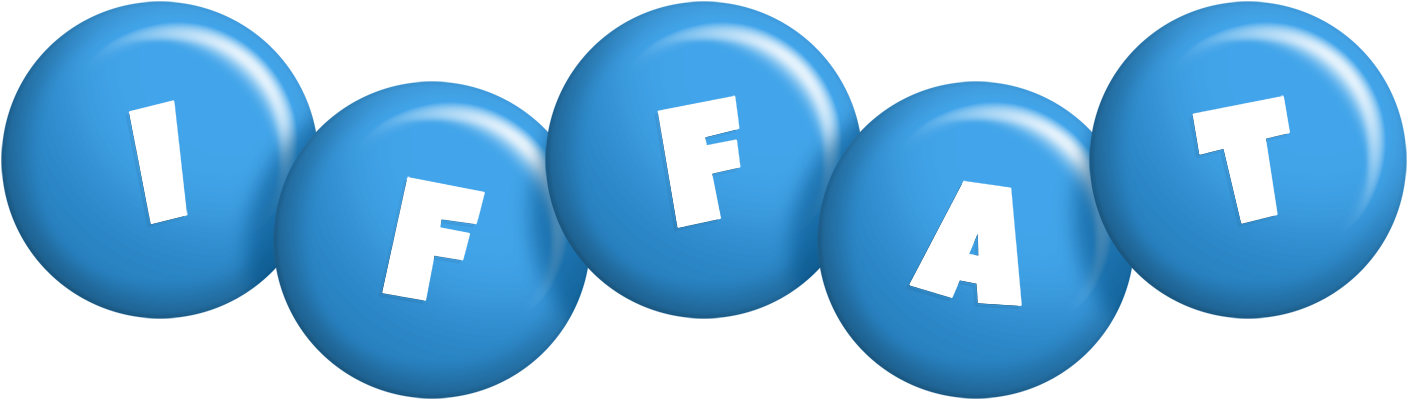 Iffat candy-blue logo
