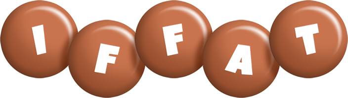 Iffat candy-brown logo