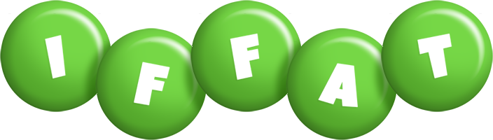 Iffat candy-green logo