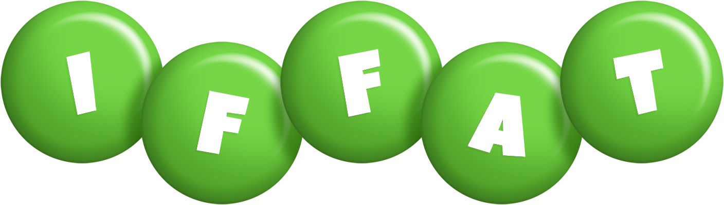 Iffat candy-green logo