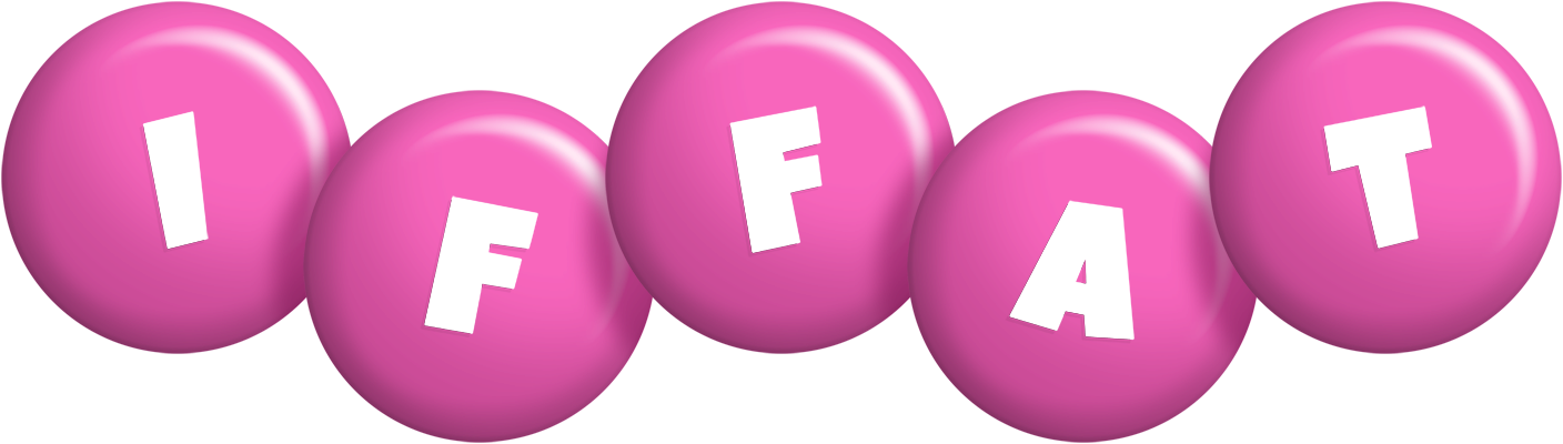 Iffat candy-pink logo