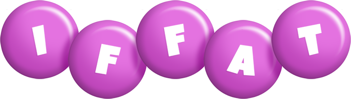 Iffat candy-purple logo