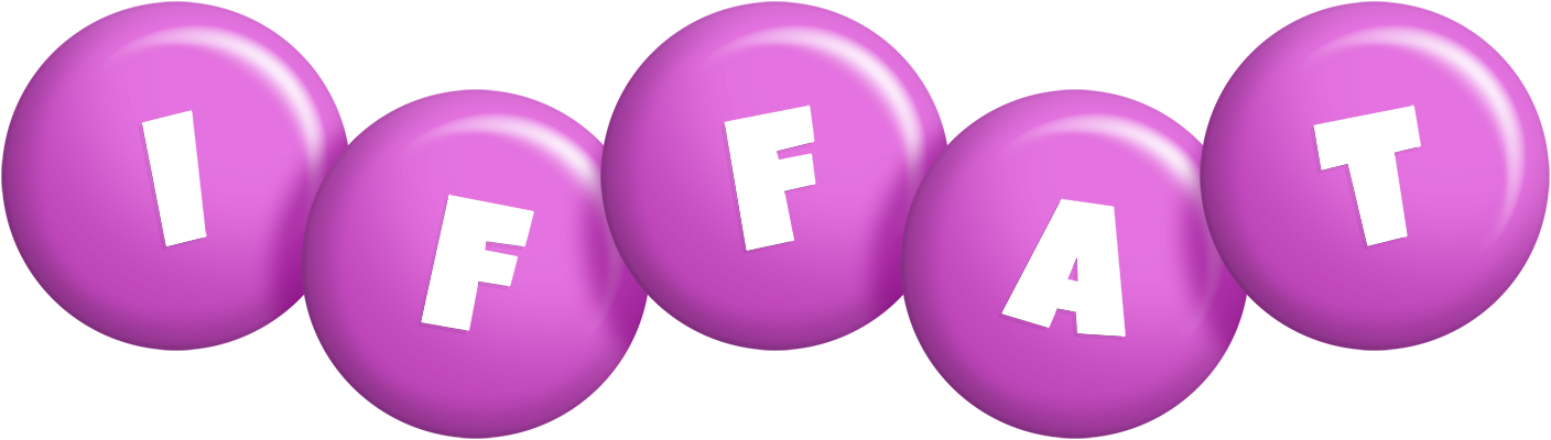 Iffat candy-purple logo