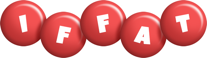 Iffat candy-red logo