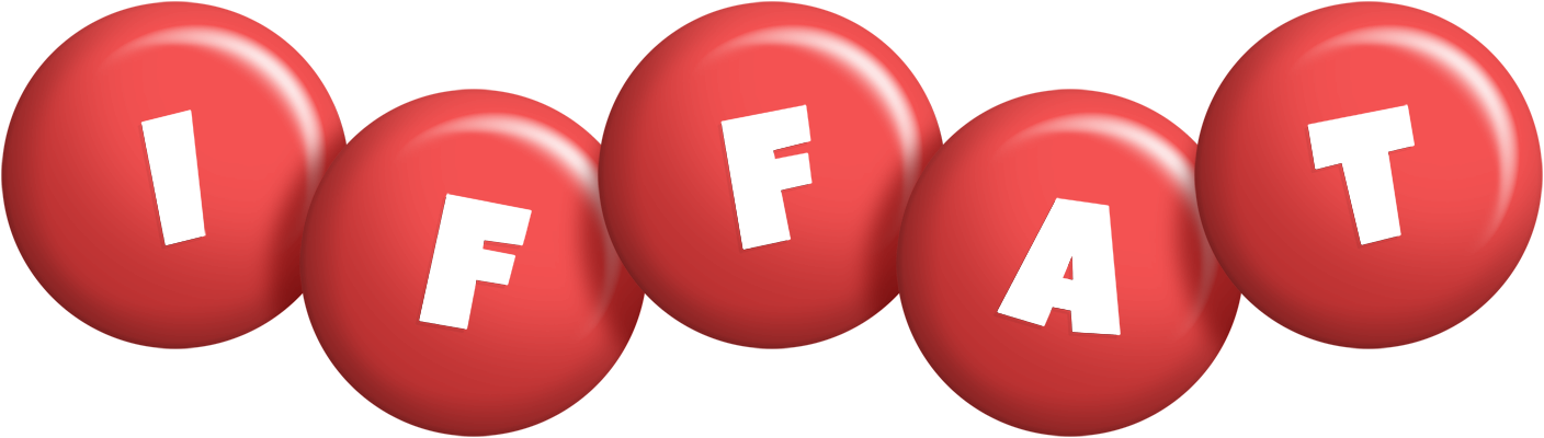 Iffat candy-red logo