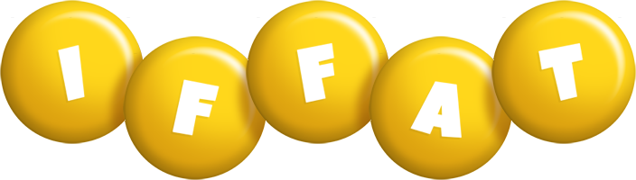 Iffat candy-yellow logo