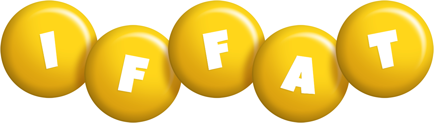 Iffat candy-yellow logo