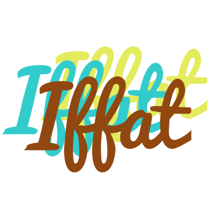 Iffat cupcake logo