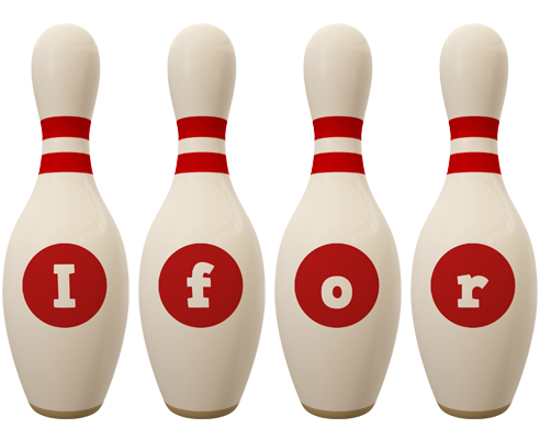 Ifor bowling-pin logo