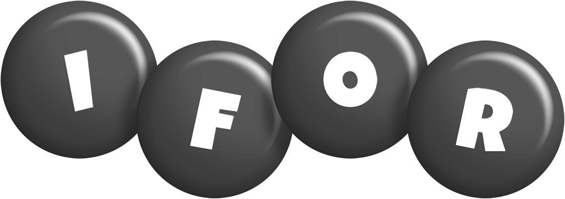 Ifor candy-black logo