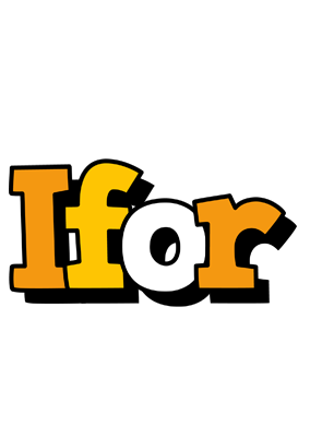 Ifor cartoon logo